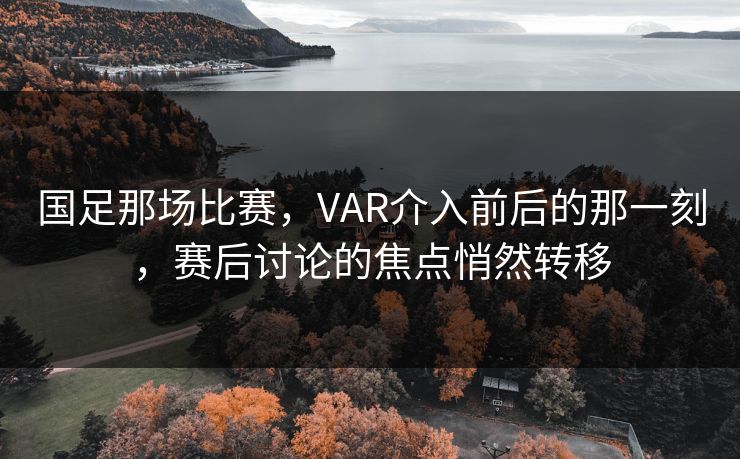 国足那场比赛，VAR介入前后的那一刻，赛后讨论的焦点悄然转移