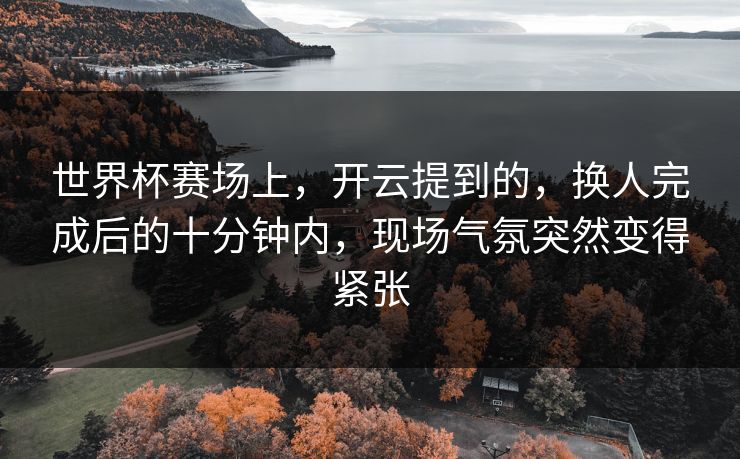 世界杯赛场上，开云提到的，换人完成后的十分钟内，现场气氛突然变得紧张